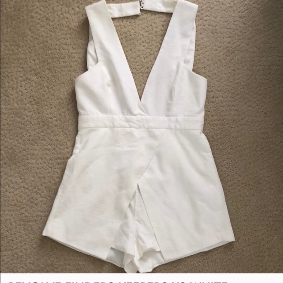 White finders keepers romper - Picture 2 of 2